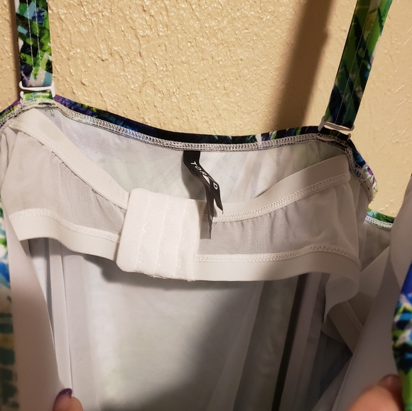 Torrid Swimsuit Tropical Corset‎ Tie Front Size 4 - Picture 7 of 11